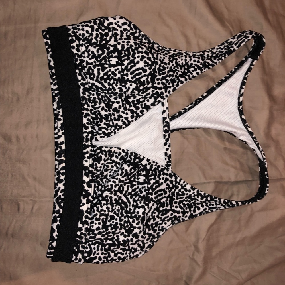 Leopard sports bra